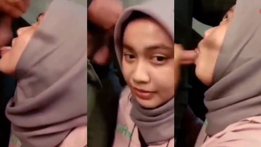 Hijab Sepong Sampe Crot Di Muka