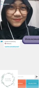 Ometv hijab senyum2 liat rudal gede